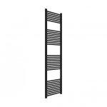 Termoarredo scaldasalviette rock l50xh180 nero opaco