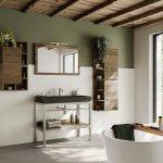 Mobile bagno freestanding purestone 100 cm inox