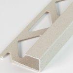 Profilo angolare global square alluminio concrete crema