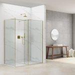 Doccia walk in namaste' 2 lati 100x80