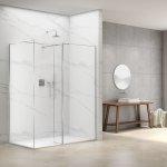 Doccia walk in namaste' 2 lati 120x80