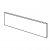 Battiscopa blade green 6 5x120