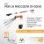 Kit raccolta olive abbacchiatore 621 + manico