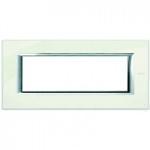 Placca 6 posti bianco limoges