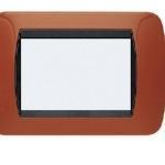 Placca 3 posti terracotta living