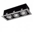 Spot light incasso colore silver - 37769