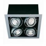 Spot light incasso colore silver - 37770