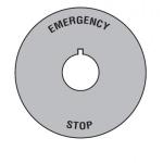 Disco emergency stop 60mm lovato