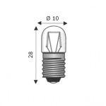 Lampada 2 4w 240v e10