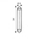 Lampada a siluro 3w 24v - 38968