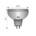 Lampada alogena uv stop 10w