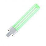 Fluorescente g23 9w verde osram