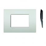 Placca 3 posti living light - 41877