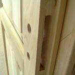 Porte grezze legno massello - 7845