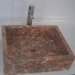 Lavabo marmo agate-red