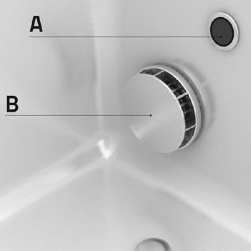 Miscelatore termostatico vasche con porta 4