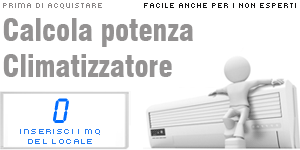 Calcolo potenza climatizzatore